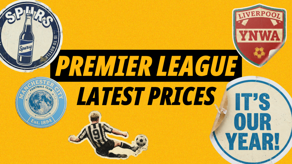 Betfair image for Premier League Latest Prices